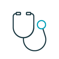 Icon of a stethoscope